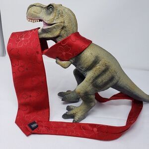 Batistini Red Floral Necktie